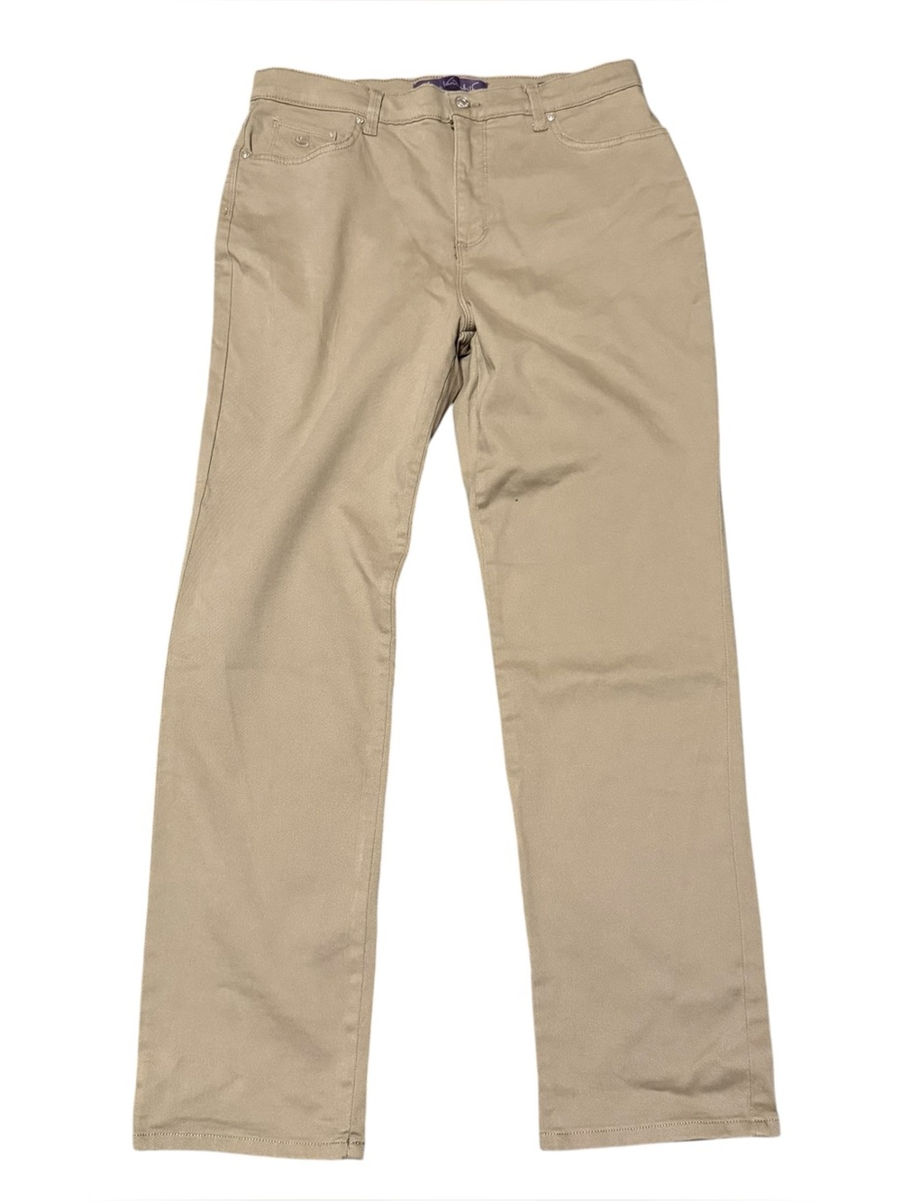 Gloria Vanderbilt Amanda Jeans Women’s Size 12 Khaki Tan